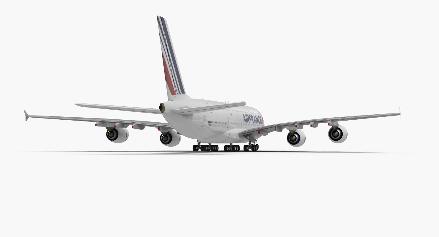 Airbus A380 1000 Air France 3D